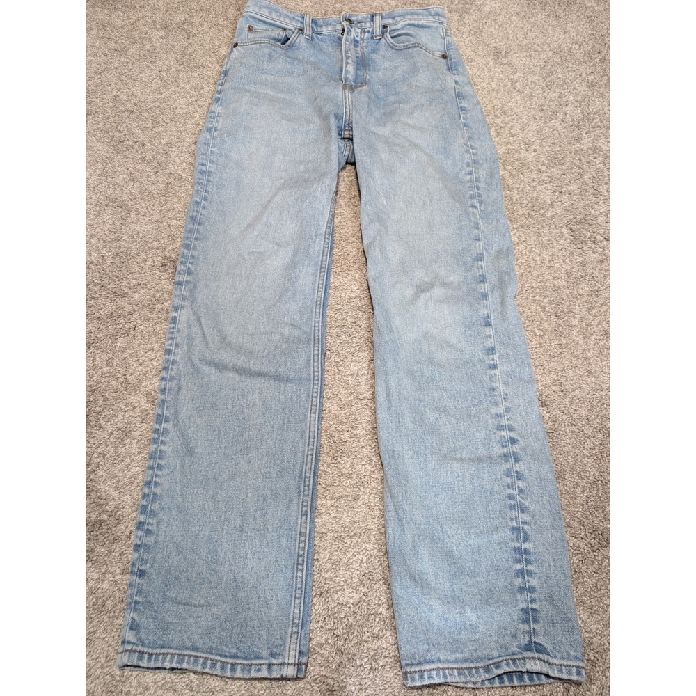 Abercrombie & Fitch Jeans Womens 26/2L Light Wash Ankle Straight Ultra High Rise